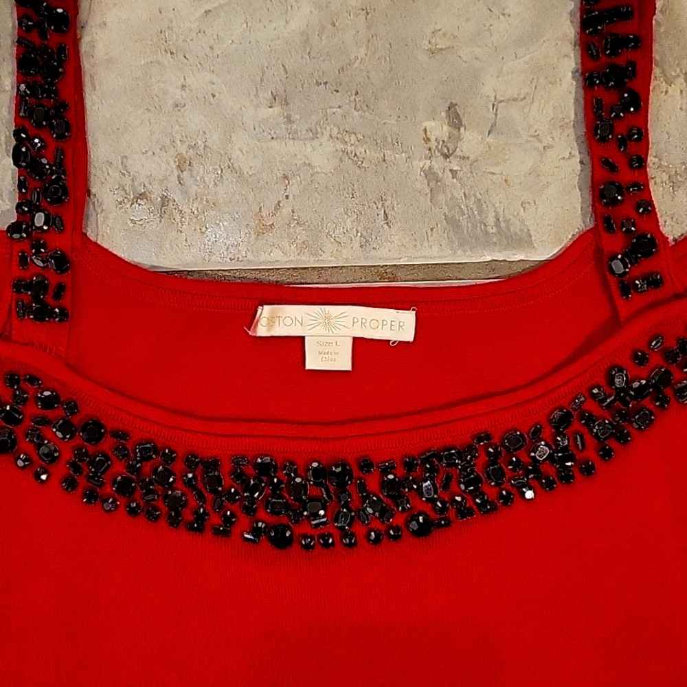 Off the Shoulder Red HOT Sweater